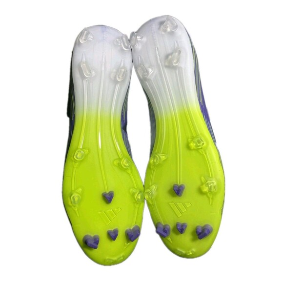 Adidas F50 LEAGUE Men\'s Soccer Cleats Purple Lemon JI003 MSRP  NEW Size 12 main image 5
